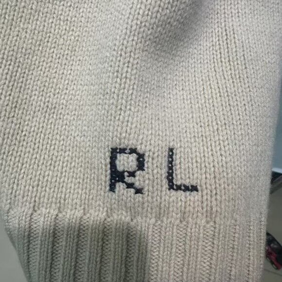 Polo Ralph Lauren Camel Colour Bear Sweater Hoodie - Picture 7 of 8